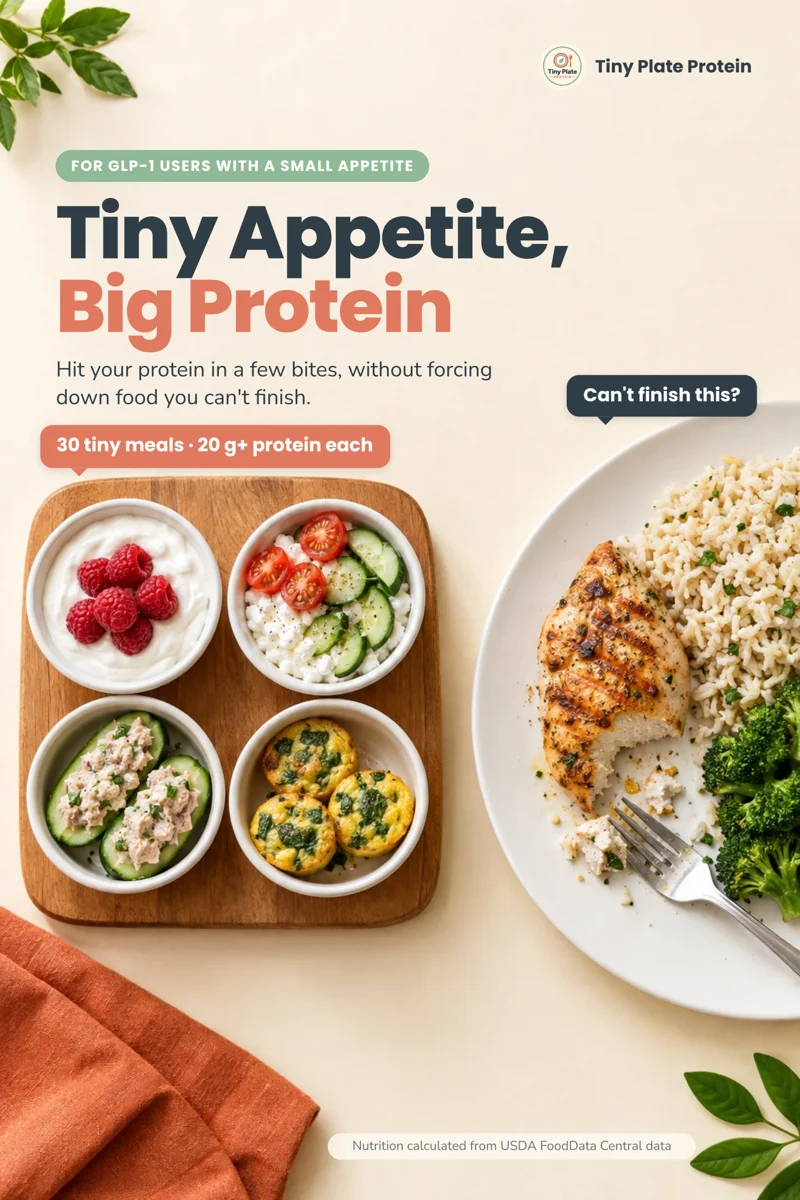 Cover of Tiny Appetite, Big Protein